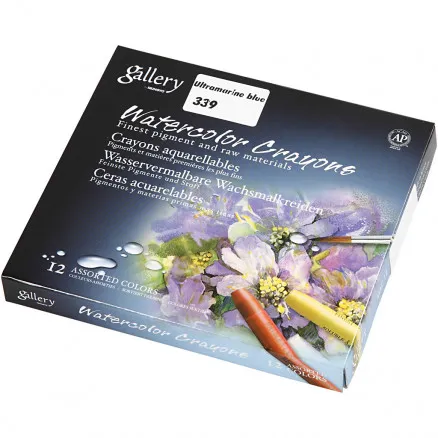Gallery Acuarela, ultramarino (339), L: 9,3 cm, 12 uds./ 1 pk.