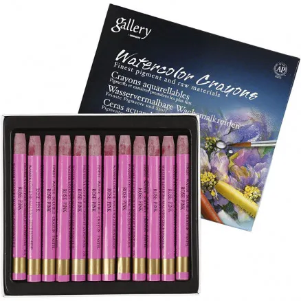 Gallery Acuarela, rosa fresco (316), L: 9,3 cm, 12 uds./ 1 pk.