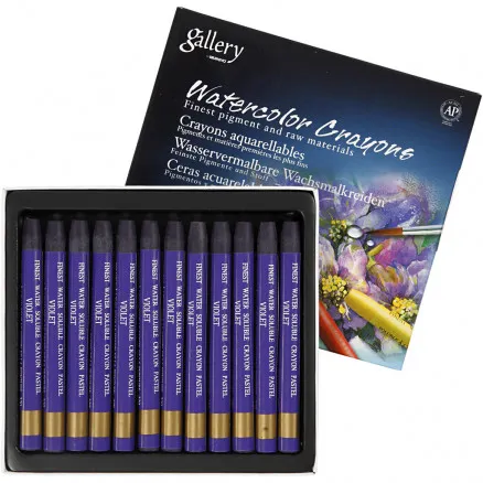 Gallery Acuarela, violeta (320), L: 9,3 cm, 12 uds./1 pk.