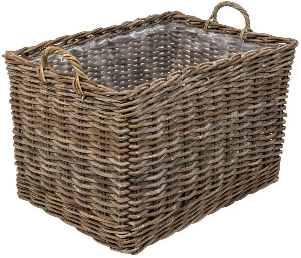 Cesta rectangular con ruedas 82x57x52cm