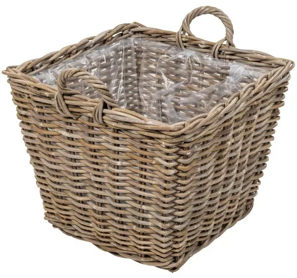 Cesta cuadrada con asa 55x55x45cm