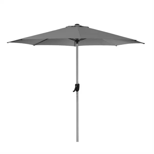 Sombrilla Cane-Line Sunshade con manivela - Ø 300 cm - Antracita