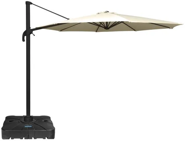 Parasol Roma con rotación beige 3m