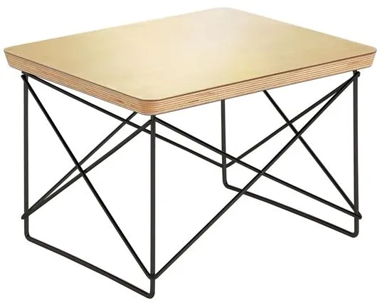 Vitra Occasional LTR Mesita de Noche Hoja de Oro/Negro