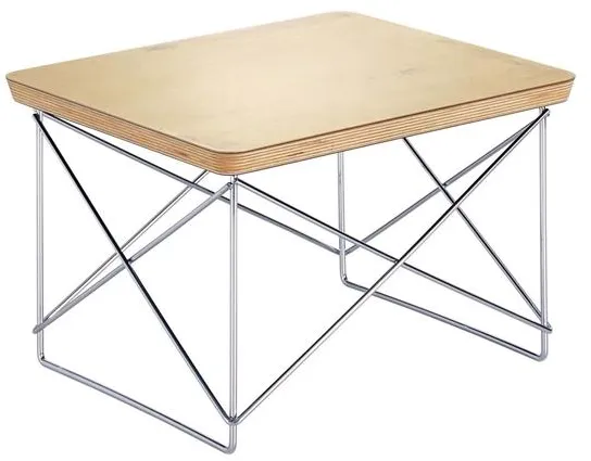 Vitra Occasional LTR Mesita de Noche Pan de Oro/Cromo