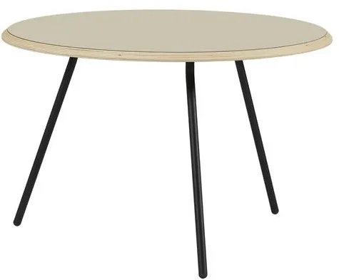 Woud Soround Mesa de Centro Beige Laminado Ø75 H49