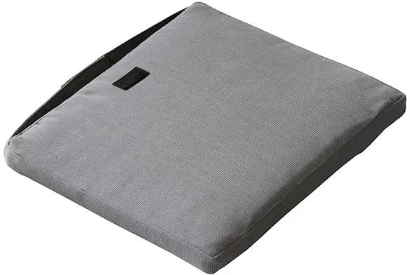 Cojín de asiento para silla plegable - gris