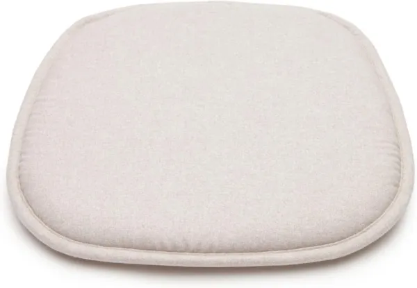 Romane, cojín de asiento para silla de comedor, beige, H43x43x3 cm