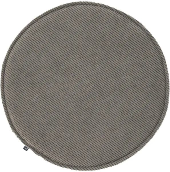 Sora, Cojín de asiento de silla de comedor, gris, H2,5x35x35 cm