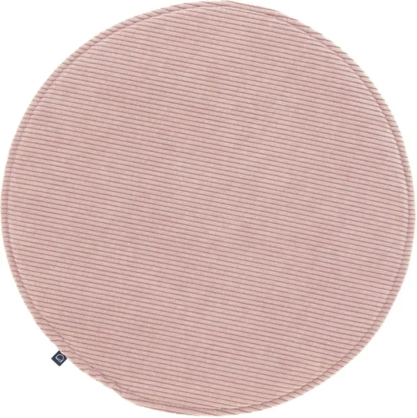 Sora, Cojín de asiento para silla de comedor, rosa claro, H2,5x35x35 cm