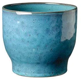 Maceta Knabstrup Keramik, azul brumoso - Ø:16,5 cm