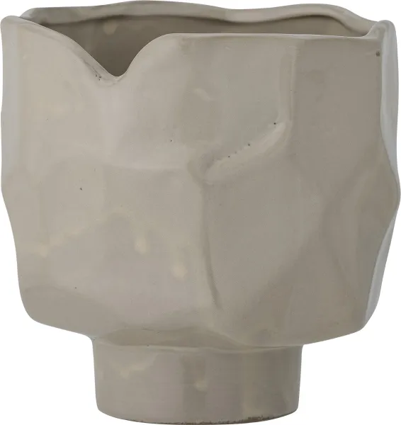 Sella, Maceta, gris, gres