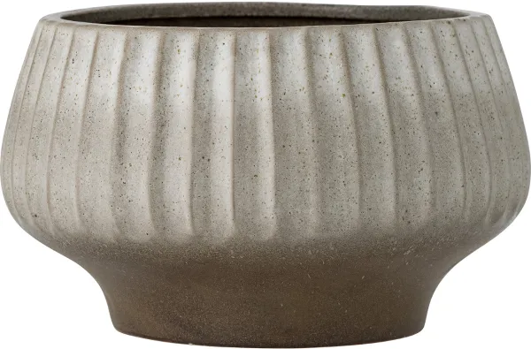 Assie, Maceta, gris, gres